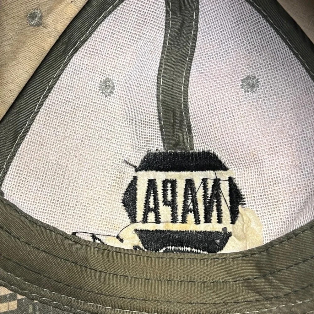 NAPA Racing Baseball Hat OSFM‎ Green Camo Digital Print Ron Capps Signature